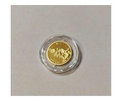 Золотая памятная монета «Мальва» 2 гривны